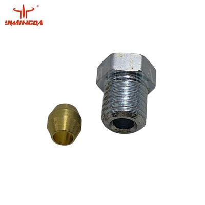 Część maszyny do cięcia tekstyliów Nr 060866 Śruba przyłącza węża olejowego do Bullmer Procut Xl7501