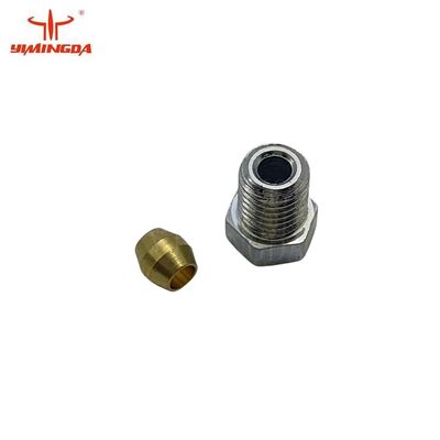 Część maszyny do cięcia tekstyliów Nr 060866 Śruba przyłącza węża olejowego do Bullmer Procut Xl7501