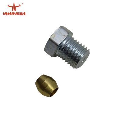 Część maszyny do cięcia tekstyliów Nr 060866 Śruba przyłącza węża olejowego do Bullmer Procut Xl7501