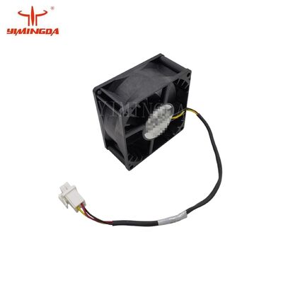 Nr części zamiennej maszyny do cięcia tekstyliów 1012453000 / 1011409000 Wentylator, 80x80x38mm, 90CFM, 24VDC