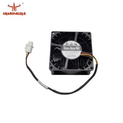 Nr części zamiennej maszyny do cięcia tekstyliów 1012453000 / 1011409000 Wentylator, 80x80x38mm, 90CFM, 24VDC